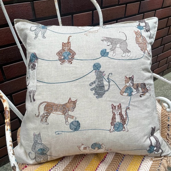 H.P. FRANCE 動物刺繍アート フレーム付き モチーフ刺繍 | elu